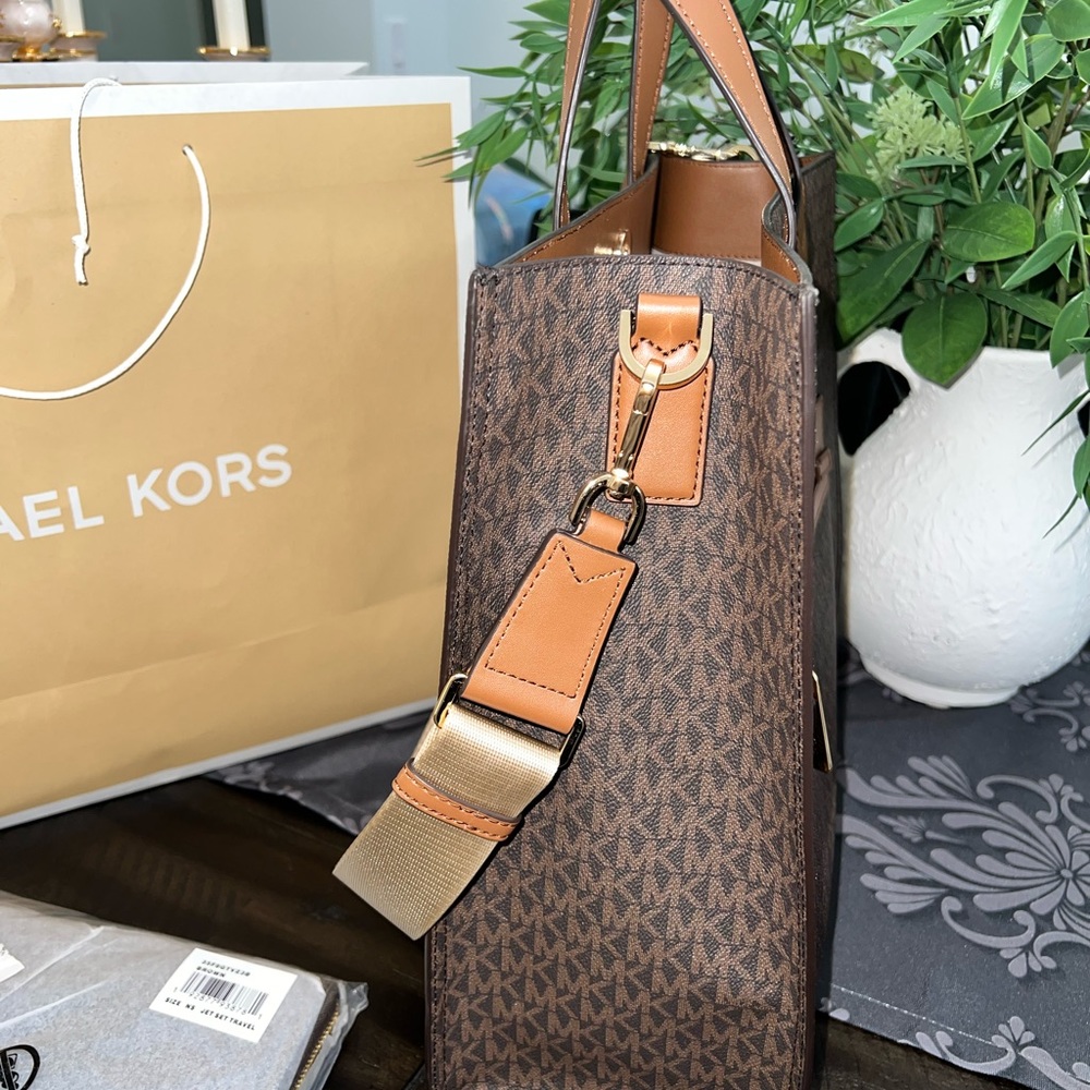 NEW W/ T Micheal Kors Kenly Large NS Tote Bundle - Picture 9 of 13